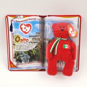 Ty Teenie Beanie Babies “Osito the Bear” McDonalds Collectible – NEW